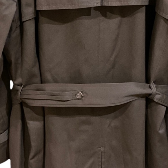 Perusal Taupe Trench Coat size 40S - Picture 8 of 14